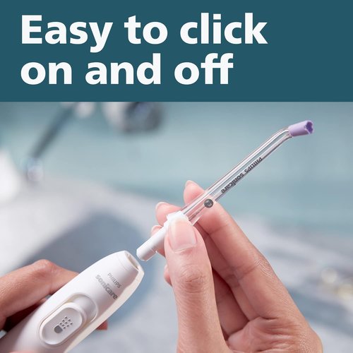 Philips Sonicare Power Flosser Tips - Quad Stream Design, 2-Pack, White HX3062/00