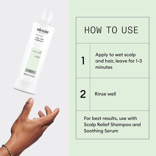 Nioxin Scalp Relief Hair Conditioner - Soothes & Hydrates Sensitive Scalps | Aloe Vera & Vitamin E Infusion