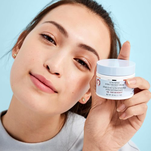 First Aid Beauty - Ultra Repair Hydra-Firm Night Cream | Hydrating Anti-Aging Formula, 1.7 oz