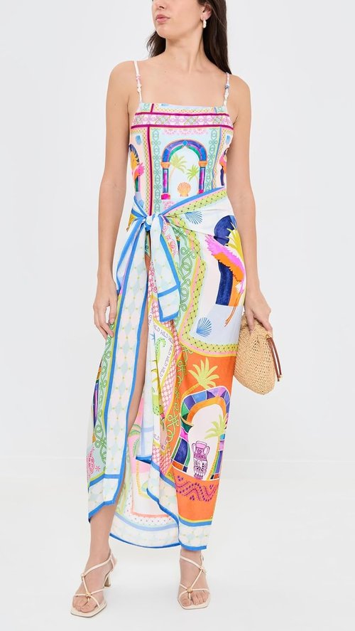 MINKPINK Elysia Sarong - Stylish Beach Cover-Up | Lightweight, Versatile Design