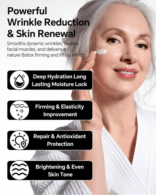 BotoxCream – BotoxBee Venom Wrinkle Removal Cream Anti-Aging, Firming, Lifting, and Moisturizing Skin Cream for All Skin Types – Recovery and Anti-Wrinkle Care (Bee)
