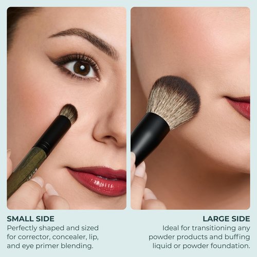 Rose and Ben Beauty D1 Complexion Brush | Cruelty-Free Fibers