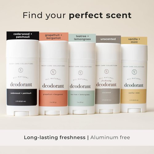 Rowe Casa Organics Vanilla & Mint Natural Deodorant - Paraben-Free, Refreshing Scent, 3 oz