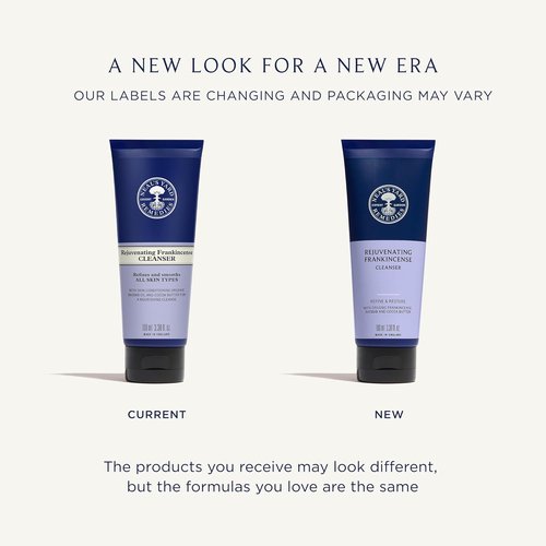Neal's Yard Rejuvenating Frankincense Cleanser - Smooth & Refine All Skin Types, Vegan, 100mL