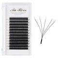 W Eyelash Extensions C Curl 0.07mm 8-15mm Mix Tray W Shaped 5D Volume Premade Fan Lashes Matte Black Cluster Easy Fans Lashes Professional Use YY Lash