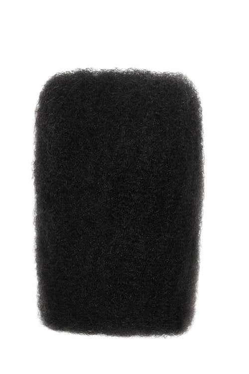 BiAdé Hair Afro Kinky Bulk Human Hair Extensions 50g Natural Black (Color 1B) - For Braiding, Locs, Twists, Crochet Styles (16 Inch)