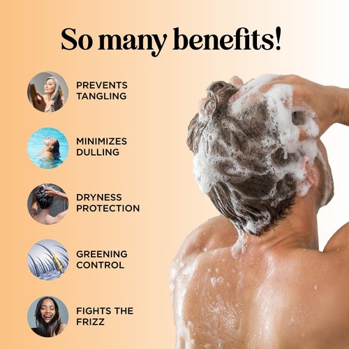 Skiennix Pre Swim Chlorine Hair Protection Treatment - Barrier Protection with Plant Amino Acids | 8 Fl Oz
