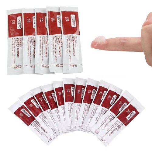 Narkysus Tattoo Scar Repair Gel Cream - 50 Pack Professional Aftercare Vitamins A&D Ointment for Tattoo Healing Removal Portable Skin Protection for Tattoo Artists and Studios