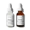 The Ordinary Dull Skin Duo - Face & Eye Care Bundle with Niacinamide & Caffeine Solution | 1 Fl Oz Each