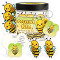 60 Positive Bee Cards Jar, Affirmation Cards For Women, Friendship Gift, Positive Quotes Jar, Best Friend Gift, Christmas Gifts For Women, Bee Gifts For Men