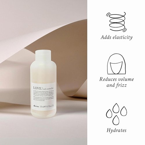 Davines LOVE Curl Controller - Anti-Frizz Cream for Wavy & Curly Hair | Defines Texture, 5.07 Fl Oz