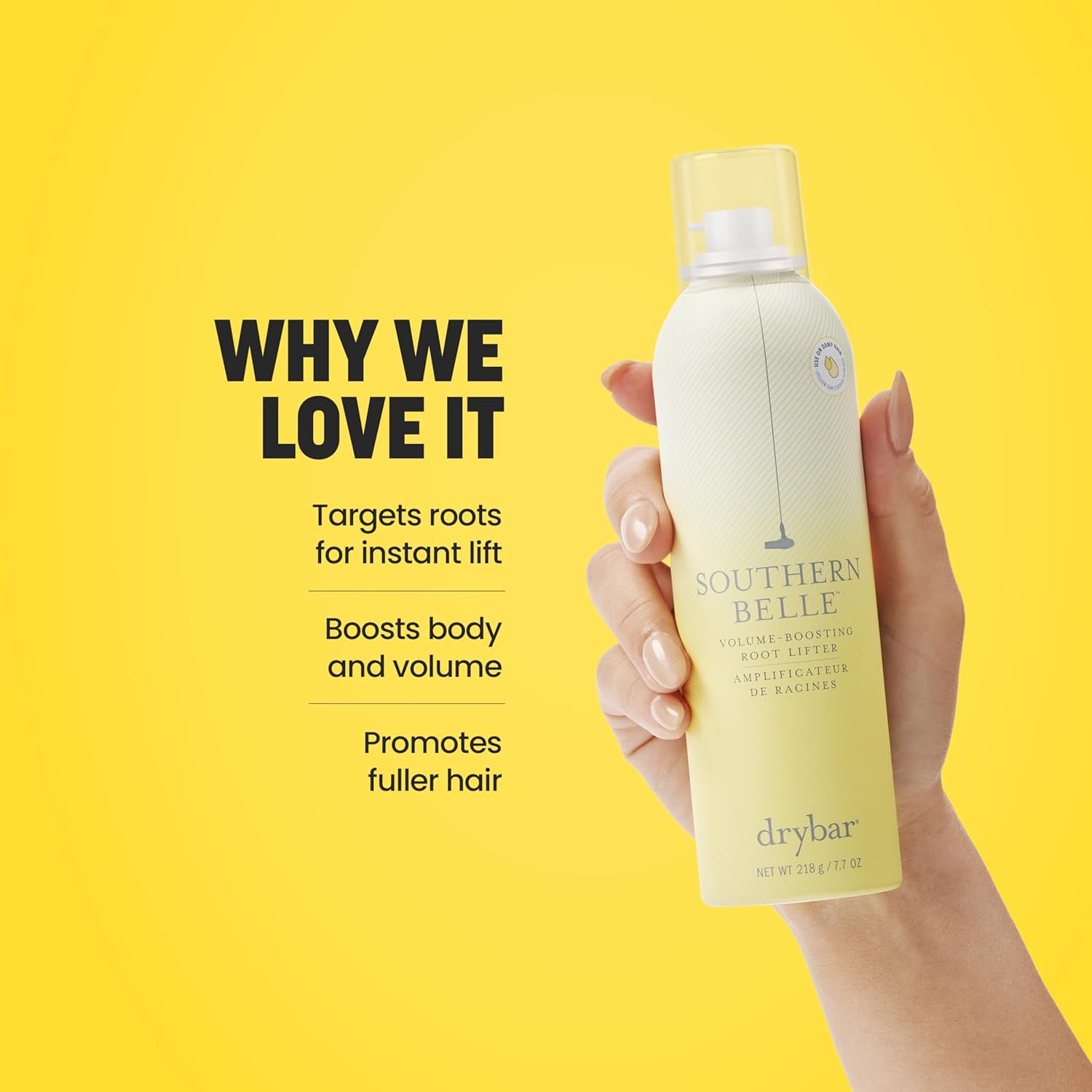 Southern Belle Volume-Boosting Root Lifter - Adds Lift & Body to Fine Hair