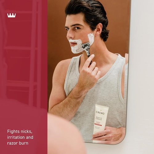 Cremo Shaving Cream - Ultra-Slick Formula for Men | Fights Nicks & Razor Burn | 6 Fl Oz (2 Pack)