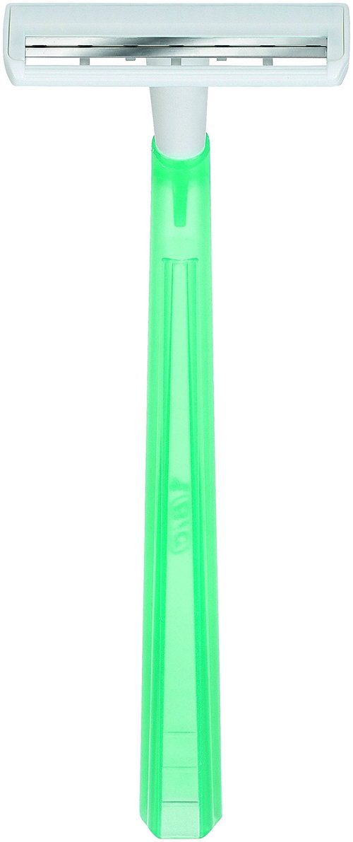 BIC Twin Lady Sensitive Razors, Disposable Razors with Two Blades for a Smooth and Precise Shave, Pack of 15