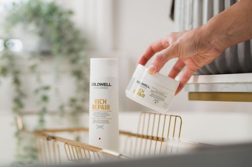 Goldwell Dualsenses Rich Repair Shampoo - Restores Dry, Damaged Hair | 10.1 Fl Oz