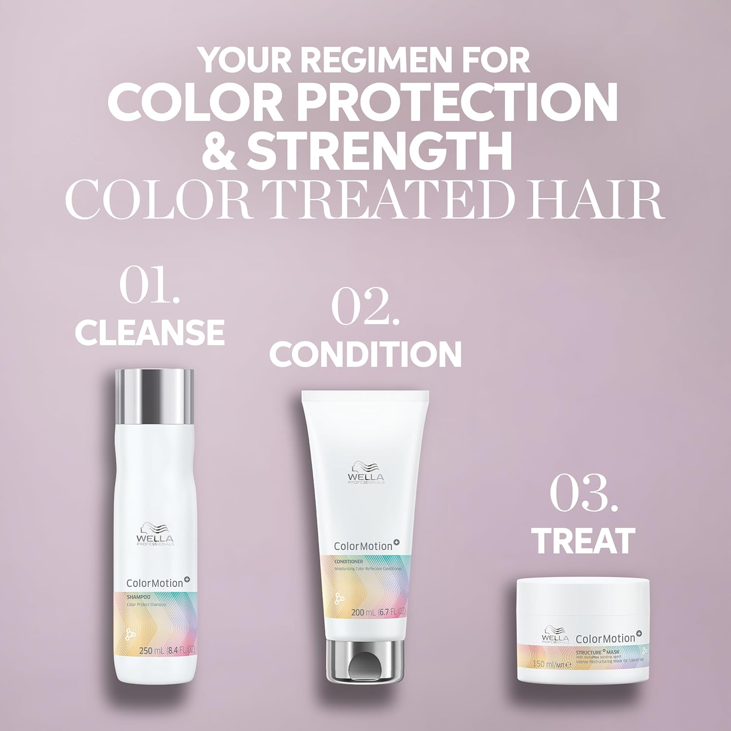 Wella Professionals ColorMotion+ Bonding Mask - Intense Deep Conditioning Treatment for Stronger Hair