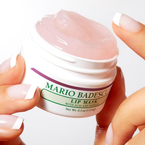 Mario Badescu Lip Mask - Overnight Treatment with Coconut Oil & Shea Butter for Soft, Hydrated Lips