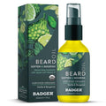 Badger Beard Oil, Babassu & Jojoba, Certified Organic, Premium Beard Conditioner, Beard Oil for Dry Skin, Beard Oil for Long Beards, Facial Hair Oil, 1 fl oz Glass Bottle