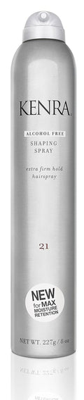 Kenra Shaping Spray 21 - Alcohol-Free Hairspray for Extra Firm Hold & High Shine | Ideal for All Hair Types