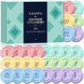 CalmNFiz 30 Pack Shower Steamers for Women Present Set, Shower Bath Bombs with 6 Scents, Self-Care Items for Wife As Valentine's Day and Mothers Day Present Idea, Birthday Present Stocking Suffers