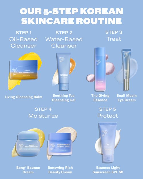 Then I Met You Soothing Tea Cleansing Gel, Vegan-Cruelty-Free Korean Skincare Cleanser with Fermented Rice, Centella, Hydrating Licorice, Glycerin, Exfoliator for Clear Skin Makeup Removal, 3.38 oz