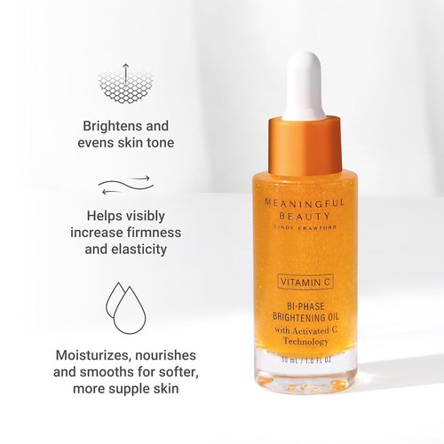 Meaningful Beauty Vitamin C Bi-Phase Brightening Oil - Activated C Technology for Radiant Skin
