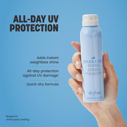 Drybar Sparkling Soda Finishing Spray - Ultra-Fine Mist for Added Shine | 4 oz
