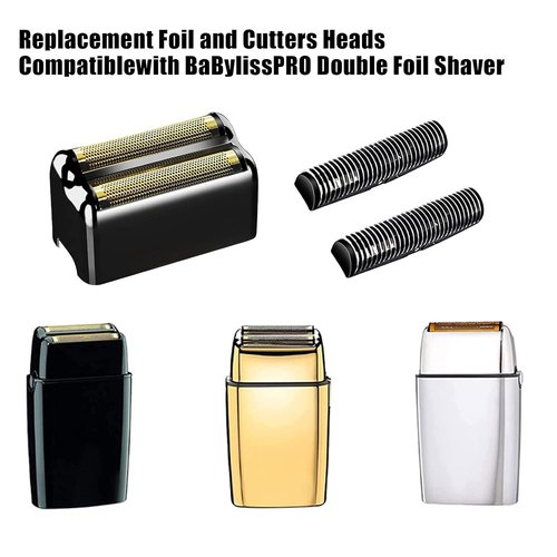 BaBylissPRO Replacement Foil & Cutter Head - Compatible with FXFS2 Electric Shaver | Black