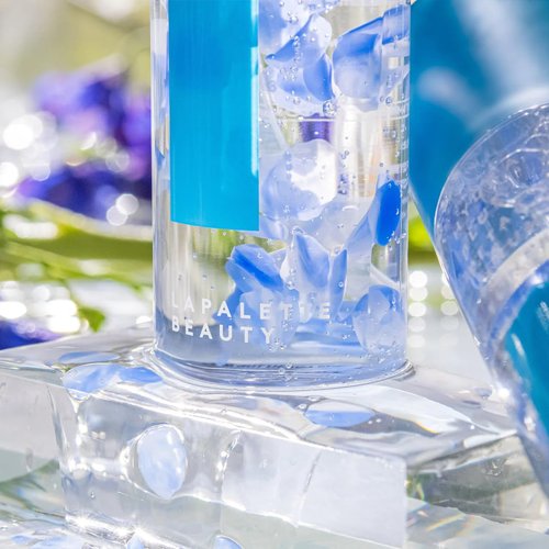 LAPALETTE Hydra Blue Petal Serum Toner | Hydrogel Capsule Petal | Triple Hyaluronic Acid | Antioxidant-Rich Iris Extract | Dry and Dull Skin | Hydration & Moisturization | Korean Skincare 3.38 fl.oz.