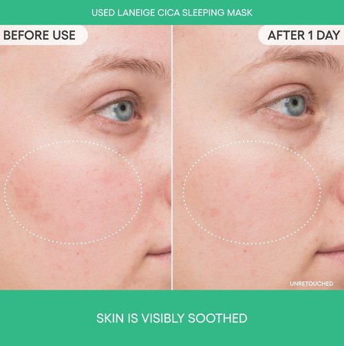 LANEIGE Cica Sleeping Mask: Korean Sensitive Skin Sleeping Mask for Soothing Hydration & Barrier Repair