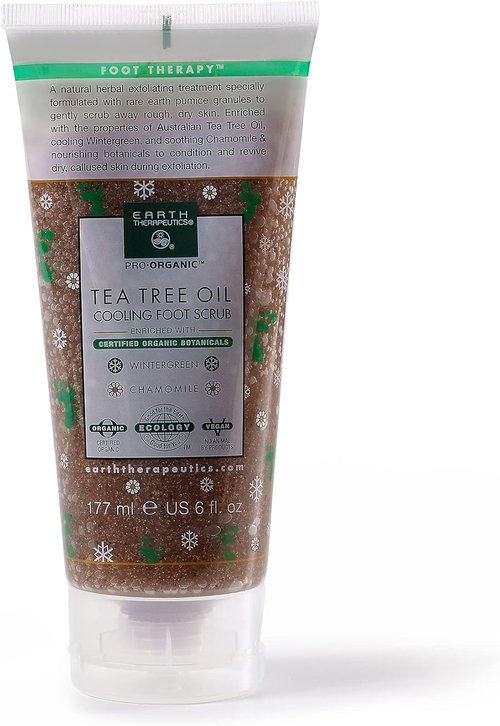 Skiennix Tea Tree Oil Foot Scrub - Refreshing Cooling Formula | 6 Fl. Oz.