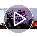 PEIDUO Halloween Black Tree Lights with Removable Leaves and 24 LEDs - Indoor Spooky Decor