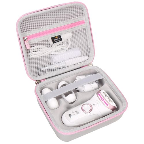 Aproca Hard Travel Storage Portable Case, for Braun Epilator Silk-épil 9 9-720 / Silk-épil 9 9-890 Hair Removal and Accessories