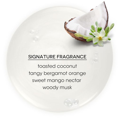 Bain de Terre Coconut Papaya Shampoo - Ultra Hydrating Formula for Dry, Damaged Hair | Paraben-Free & Vegan