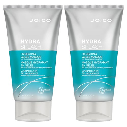 Joico HydraSplash Hydrating Gelée Masque - Replenish Hydration & Boost Shine for Fine, Medium, Dry Hair | Sea Kelp & Coconut Water