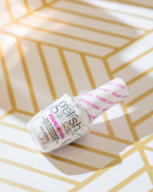 Gelish MINI Foundation Base Coat – 9ml Soak Off UV LED, Strong Adhesion, Protects Natural, No Chip No Lift, Professional Manicure Prep Essential