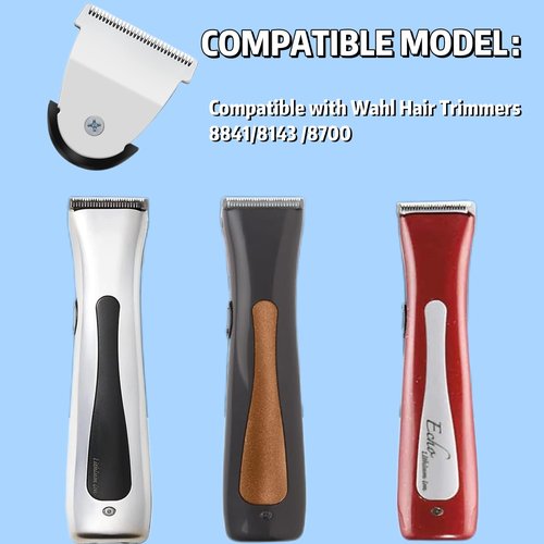 2 Pcs Professional Mag Timmer Clipper Replacement Blades #2111 Blade Compatible with Wahl Mag Trimmers 8841/8143 /8700- Fits Professional Barbers and Stylists