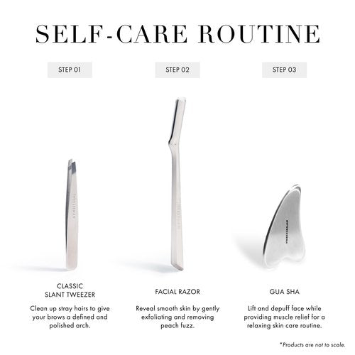 Tweezerman Stainless Steel Gua Sha Massager