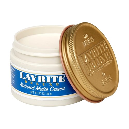 Layrite Natural Matte Cream - Lightweight Styling Cream for Effortless Hold | 1.5 oz