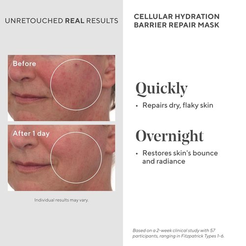 Murad Cellular Hydration Barrier Repair Mask - Hydrating Face Mask with Bilberry Omegas & Hibiscus Extract - 2.7 Fl Oz