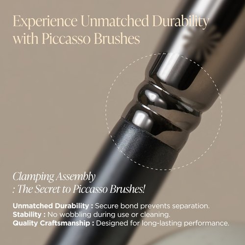 Piccasso Brush FB11 Spatula Brush – Professional Foundation Brush for Liquid Makeup, Flat and Soft Bristles for Seamless Application, Ideal for Liquid Foundation and Cream Face Makeup, Korean Product