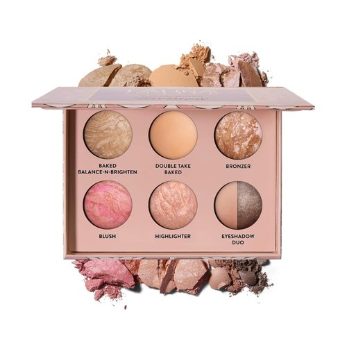 Laura Geller Baked Icons Full Face Palette - All-in-One Makeup for Mature Skin | Medium Size, Travel-Friendly