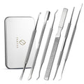 FERYES Ingrown Toenail Removal Tool Kit - 6 Piece Pedicure & Manicure Tools Set with Nail Files, Lifters, Cuticle Trimmers - Podiatrist Grade Nail Care Kit for Thick & Ingrown Nails