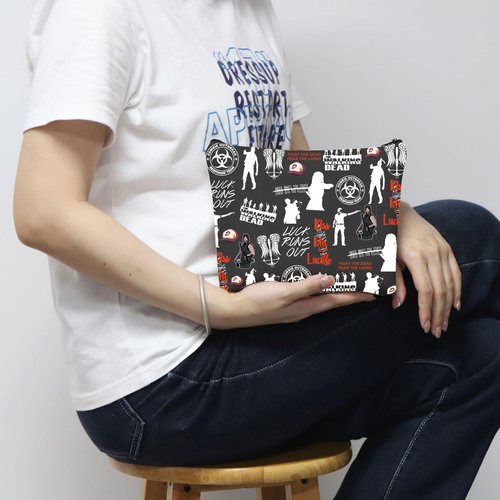 MNIGIU TV Series Cosmetic Bag TV Series Merch TV Series Fans Gift TV Series Themed Gift (Run-out Black Bag)