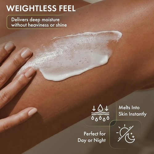 Skiennix Hydrating Silk Peptide Body Butter - Lightweight, Non-Greasy Moisturizer with Aloe Vera & Vitamin E for Sensitive Skin - Deep Nourishment & Hydration