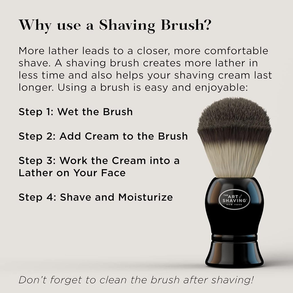 The Art of Shaving - Iconic Duo Kit with 5oz Shaving Cream & Premium Shaving Brush