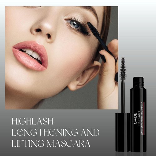 GA-DE Highlash Mascara - Lengthening & Lifting Formula for Volume - Intense Black - 0.27 oz