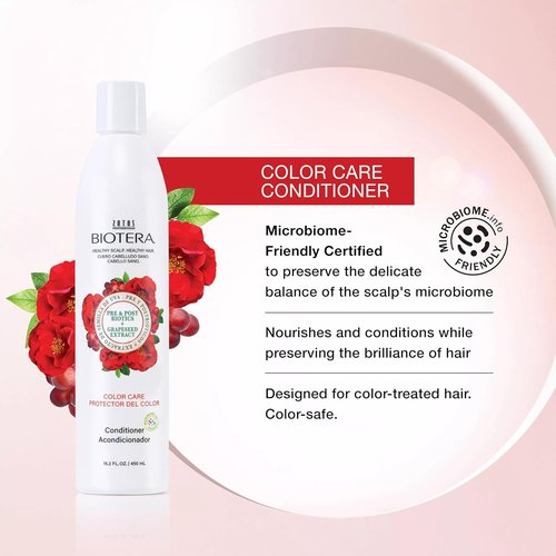 Biotera Color Care Conditioner - Extends Color-Treated Hair | Vegan, Paraben-Free & Microbiome Friendly