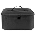 Boczif Waxing Kit Carry Bag, Wax Warmer Organizer Bag for Hair Removal Storage Bag, Wax Tool Bag Portable Travel Bags for Hotel Makeup Brush (Waxing Kit Bag-black)