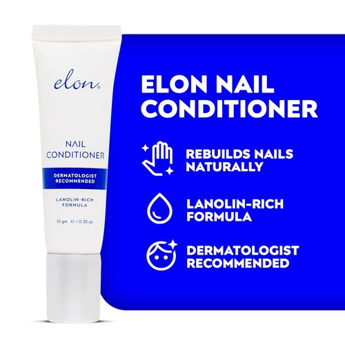 Elon Essentials Kit for Healthy Nails - Nail Conditioner, Cuticle Oil & File Set for Daily Strengthening